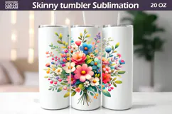 Wildflowers Clipart | Wildflowers Sublimation Product Image 2