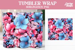 Flowers Tumbler Wrap