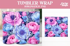Flowers Tumbler Wrap