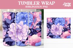 Flowers Tumbler Wrap