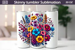 Wildflowers Clipart | Wildflowers Sublimation Product Image 2