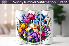 Poppy Iris Wildflower Clipart |Cornflowers Sublimation Product Image 3