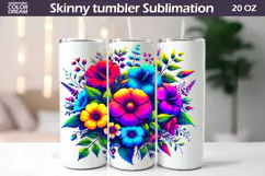 Tropical Flowers Clipart | Tropical Flowers Sublimation Product Image 4