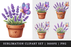 Flowers clipart printable sublimation design png Product Image 1
