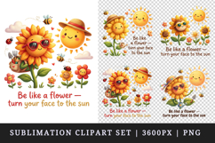Flowers clipart printable sublimation design png Product Image 1