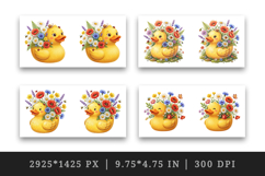 Flowers mug wrap printable sublimation design Product Image 2