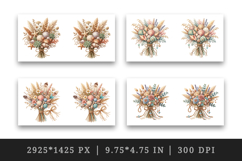 Flowers mug wrap printable sublimation design Product Image 2