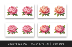 Flowers mug wrap printable sublimation design Product Image 2