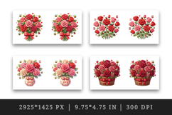 Flowers mug wrap printable sublimation design Product Image 2