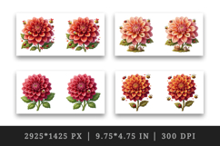 Flowers mug wrap printable sublimation design Product Image 2