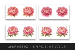 Flowers mug wrap printable sublimation design Product Image 2