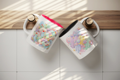 Flowers mug wrap printable sublimation design Product Image 3