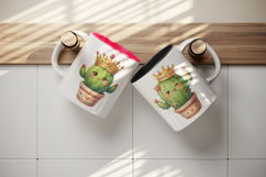 Flowers mug wrap printable sublimation design Product Image 3