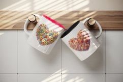 Flowers mug wrap printable sublimation design Product Image 3