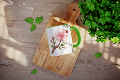 Flowers mug wrap printable sublimation design Product Image 4