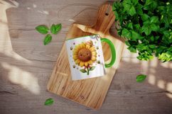 Flowers mug wrap printable sublimation design Product Image 4