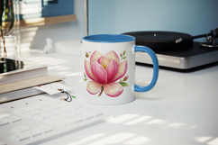 Flowers mug wrap printable sublimation design Product Image 5