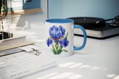 Flowers mug wrap printable sublimation design Product Image 5