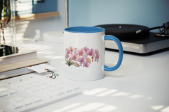 Flowers mug wrap printable sublimation design Product Image 5
