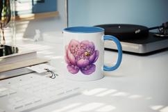 Flowers mug wrap printable sublimation design Product Image 5