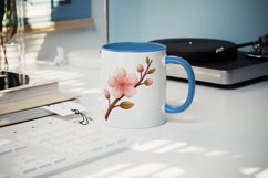 Flowers mug wrap printable sublimation design Product Image 5