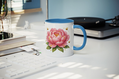 Flowers mug wrap printable sublimation design Product Image 5