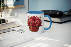 Flowers mug wrap printable sublimation design Product Image 5