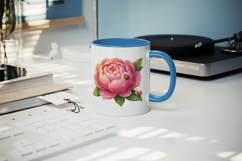 Flowers mug wrap printable sublimation design Product Image 5