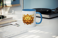 Flowers mug wrap printable sublimation design Product Image 5