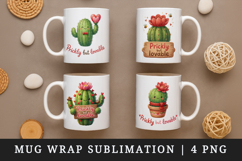 Flowers mug wrap printable sublimation design Product Image 1