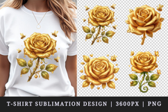 Flowers t-shirt printable sublimation design png Product Image 1