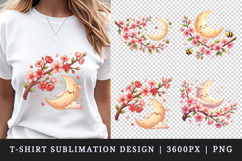 Flowers t-shirt printable sublimation design png Product Image 1