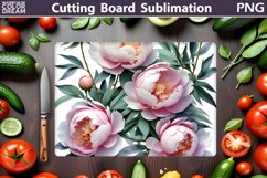 Flowers Cutting Board | Kitchen Cutting Board Product Image 1