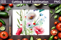 Flowers Cutting Board | Kitchen Cutting Board Product Image 1