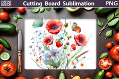 Flowers Cutting Board | Kitchen Cutting Board Product Image 1