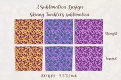 20 oz Tumbler Wrap Sublimation Design. Skinny Tumbler PNG. Product Image 2