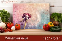 Flowers irises Cutting Board Sublimation. Cutting Board Product Image 1