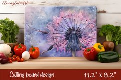 Flowers irises Cutting Board Sublimation. Cutting Board Product Image 1