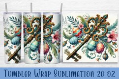 Easter Tumbler wrap | Cute Easter sublimation Product Image 1