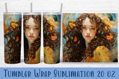 Anime Girl Tumbler Sublimation Tumbler Wrap Product Image 1