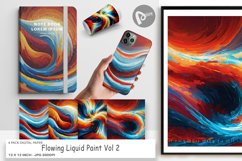 Digital Paper Flowing Liquid Paint Product Image 1