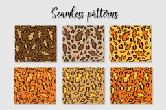 Fall Oak Leaves Leopard Tumbler Sublimation Wrap Bundle Product Image 2