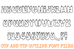 Fluffy Cat Font Kitten Typography Cartoon Lettering ABC OTF Product Image 2