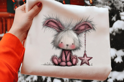 Fluffy Christmas Animals Clipart Product Image 2