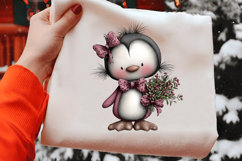 Fluffy Christmas Birds Clipart Product Image 2