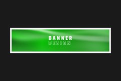 Fluid and wavy blur gradient horizontal banner design Product Image 1