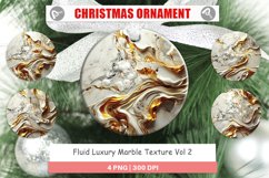 Christmas Ornaments Luxury Fluid Marble Product Image 1