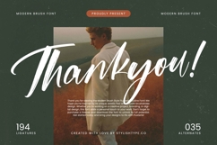 Flusteria Routine - Modern Brush Font Product Image 20