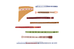 flute set cartoon Product Image 1