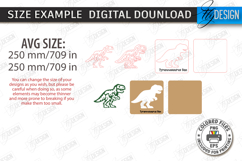 Dinosaur Skeleton Puzzles Laser Cut Bundle | Montessori Toys Product Image 2